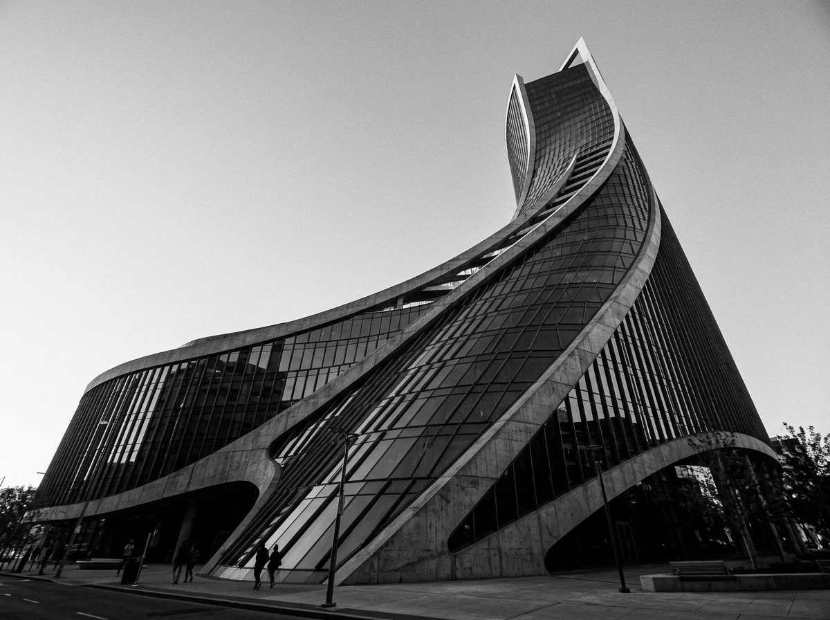 Modern architectural structure in Bangladesh