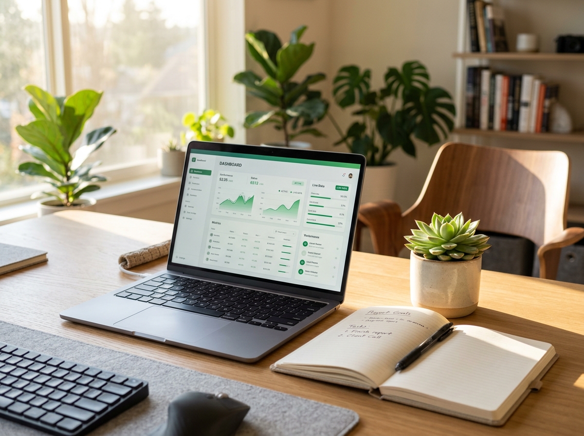 Modern e-GP Dashboard workspace